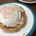 ゆめのはるか's cooksnap of when they made 簡単っベーコンチーズ★パンケーキ.