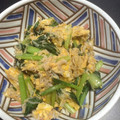 さくら＆いちご's cooksnap of when they made 小松菜としらすの中華卵とじ★☆簡単♪.