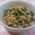 しばっち。's cooksnap of when they made 凍み豆腐（高野豆腐）大根葉のそぼろ丼の具.