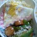ケンキチ's cooksnap of when they made お弁当に目玉焼きマヨサンド☆.