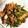 luckyfive's cooksnap of when they made 鶏モモ肉とアスパラの甘辛バター炒め.