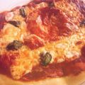 Sachi☆cafe's cooksnap of when they made パンピザ生地のマルゲリータピザ.