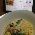 ときぷう's cooksnap of when they made ほうれん草とベーコンのクリームパスタ.