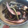 manaman's cooksnap of when they made わらびとイカの炒めもの.