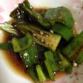 サ〒ィ's cooksnap of when they made オクラとピーマンの焼き浸し☆.