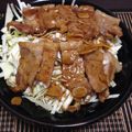 しんでぃ君's cooksnap of when they made ☆スタミナ生姜焼き丼☆.