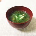 ＊コトリ＊'s cooksnap of when they made 青のりみそ汁.