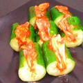 ★TOMOMO★'s cooksnap of when they made 簡単おつまみ♪オイキムチ風♪.