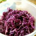 ★あーちゃん㏄★'s cooksnap of when they made 簡単＊紫キャベツの即席酢漬け＊.