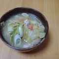 うのっこリー's cooksnap of when they made 春キャベツでほっこりウマウマ豚汁♡.
