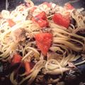 元気100％'s cooksnap of when they made サバ缶☆トマトパスタ.