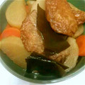 しましま☆゛'s cooksnap of when they made 大根とさつま揚げの煮物.