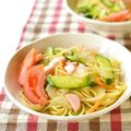 jelwee's cooksnap of when they made パスタで、中華サラダもいけるよ♪.