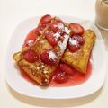 ありぴっぴ☆彡's cooksnap of when they made フレンチトーストいちごソース添え.