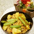 るるおか's cooksnap of when they made スピード一品☆ポテトとひき肉のカレー味.