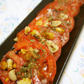 saki1010's cooksnap of when they made ♪さっと焼いてかけるだけ♪トマトのサラダ.