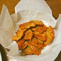 mokun's cooksnap of when they made ＊鶏皮チップス＊.