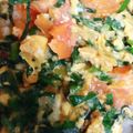 seka854's cooksnap of when they made ささっと簡単☆ニラ玉トマト丼.