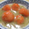 komusubi's cooksnap of when they made ★人参の甘さ引き立つ★人参団子の味噌だれ.