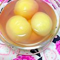 ののん♬'s cooksnap of when they made ＊桃のコンポート＊.