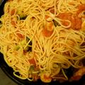 しゅーくりーむママ's cooksnap of when they made 海老とブロッコリーのトマトクリームパスタ.