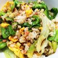 なってぃー's cooksnap of when they made レタスとシャケの簡単チャーハン✨.