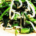 なってぃー's cooksnap of when they made お箸がすすむ♪ほうれん草ともやしのナムル.