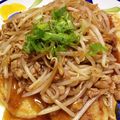 なくるく's cooksnap of when they made モッチリ豆腐のおやき☆もやしそぼろ餡掛け.