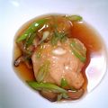 優有と若葉と双葉's cooksnap of when they made もちもち　◇里芋団子のあんかけ◇.