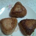 まあちす's cooksnap of when they made フライパンでコテコテ焼きおにぎり.