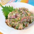 ジョンリークッカー's cooksnap of when they made 酒の肴に☆鯵のなめろう♪.