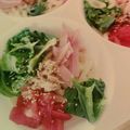 きゃらめるぽん's cooksnap of when they made お野菜たっぷり！サラダうどん♪.