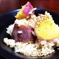 moroccoAco's cooksnap of when they made 簡単★さつまいもご飯.