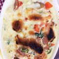 どもプリ's cooksnap of when they made とろとろヘルシーな豆腐グラタン.
