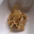 まめちゃんの友達's cooksnap of when they made 新玉ねぎとしめじのゆかり和え♪.