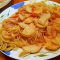 miffy_baby's cooksnap of when they made 筍トマトパスタ.