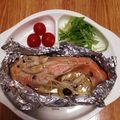 ゆず☆彡 's cooksnap of when they made 簡単塩鮭ホイルつつみ焼き.