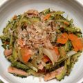 e.kinako's cooksnap of when they made ゴーヤとスパムの炒めもの.