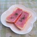 オレンジリング's cooksnap of when they made BBQソース風？！トースト.