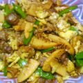 しんちゃのすけ's cooksnap of when they made 豚肉とたまごの炒りつけ.