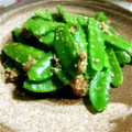 さえはる＊'s cooksnap of when they made 簡単！さやえんどうのおかか和え.
