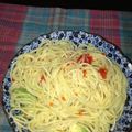 味魔女's cooksnap of when they made アボガドとすじこのパスタの前菜.