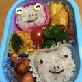 みせあ's cooksnap of when they made カエルさんおにぎり.