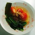 せみんちゅ's cooksnap of when they made 小松菜とトマトの煮びたし.