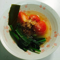 せみんちゅ's cooksnap of when they made 小松菜とトマトの煮びたし.