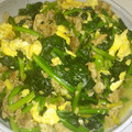 sy1's cooksnap of when they made ほうれん草と豚肉と卵の炒め物.