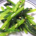 receta's cooksnap of when they made 簡単で旨い♪カブの葉でナムル.