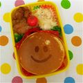 kazupooh77's cooksnap of when they made スマイルホットケーキ　＊キャラ＊.