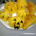 ゆい∞'s cooksnap of when they made かぼちゃのハロウィンパン.