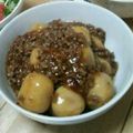 ☆toshimin☆'s cooksnap of when they made ♪里芋とひき肉のこってり煮♪.